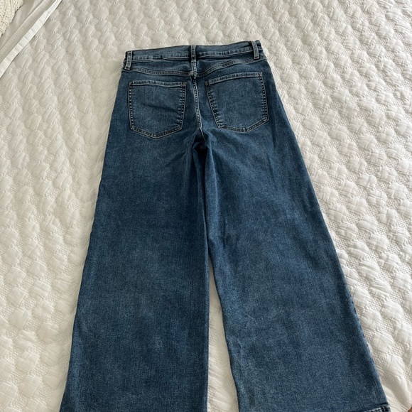 Banana Republic Wide Leg Jeans Size 8 - Picture 4 of 5